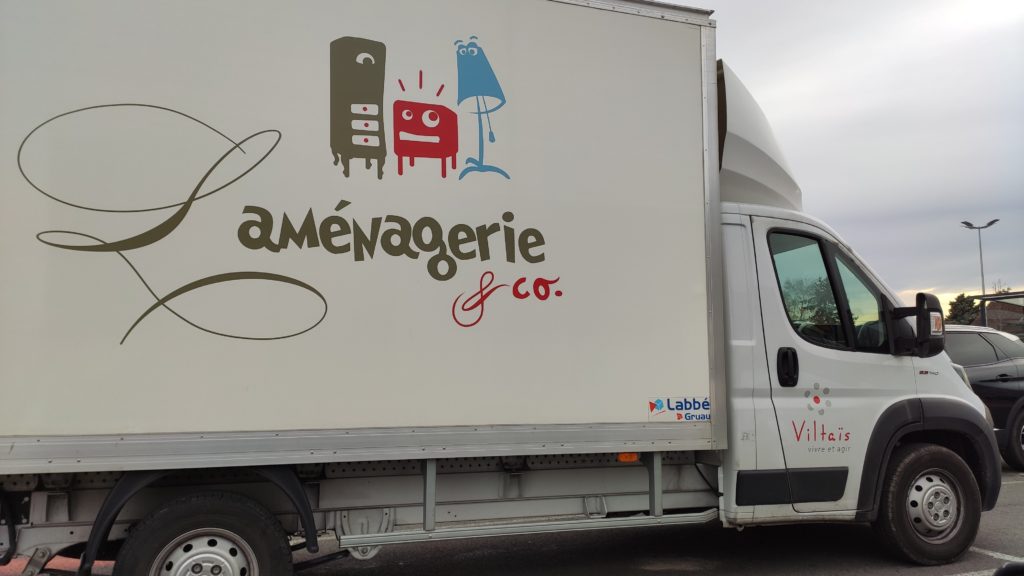 Le camion est arrivé au nouveau point de vente à Bricomarché !