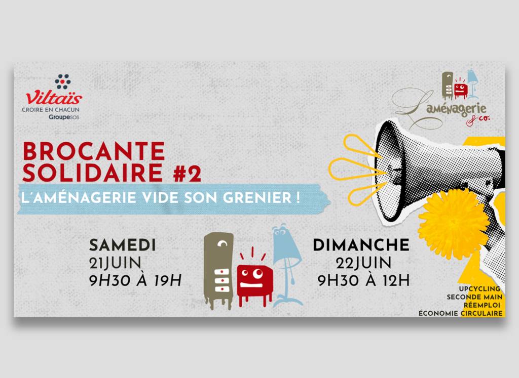 Brocante solidaire #2 - L'aménagerie vide son grenier !