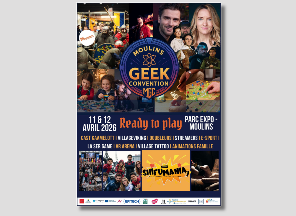 [Moulins geek convention 2026] 11 & 12 avril