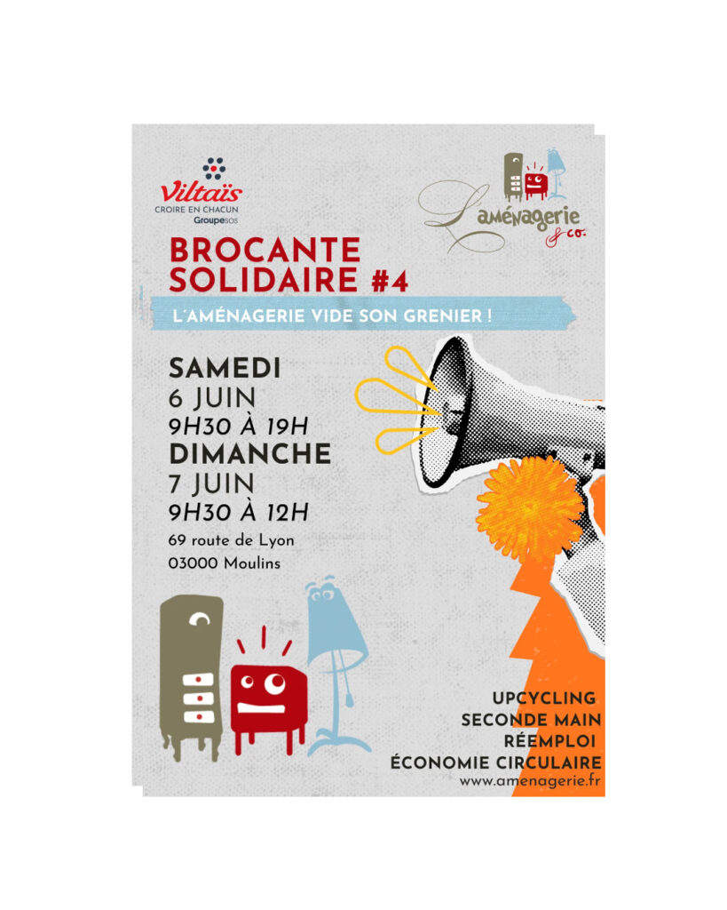 L'Aménagerie vide son grenier ! Brocante solidaire #4